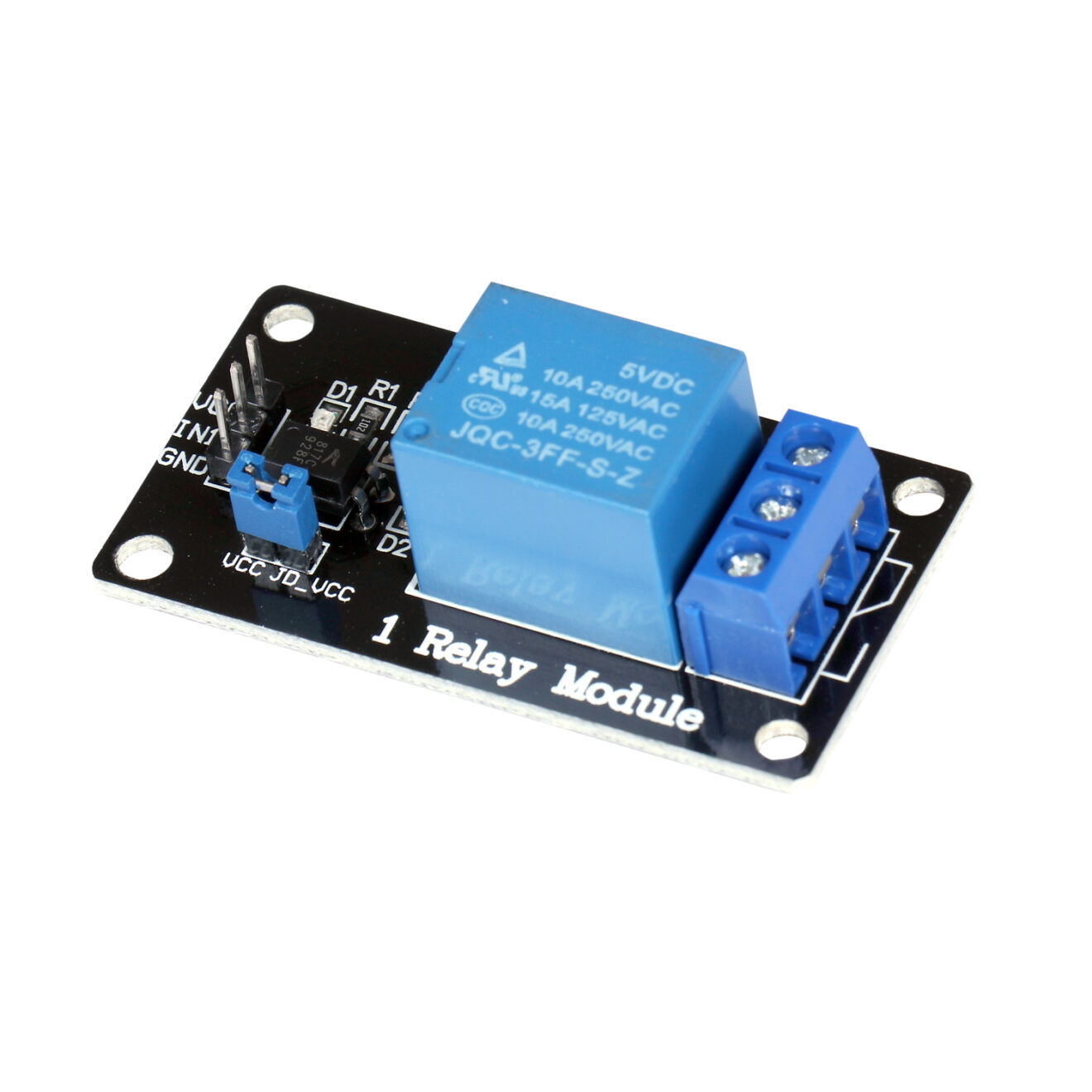5V 1 Channel Relay Module (with Optocoupler) - Rytronics.in