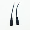 2Pcs 5mm DC Jack female Connector with cable. Cable Length: 10 cm  Universal design  Flexible and long lasting 