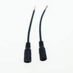 2Pcs 5mm DC Jack female Connector with cable. Cable Length: 10 cm  Universal design  Flexible and long lasting 