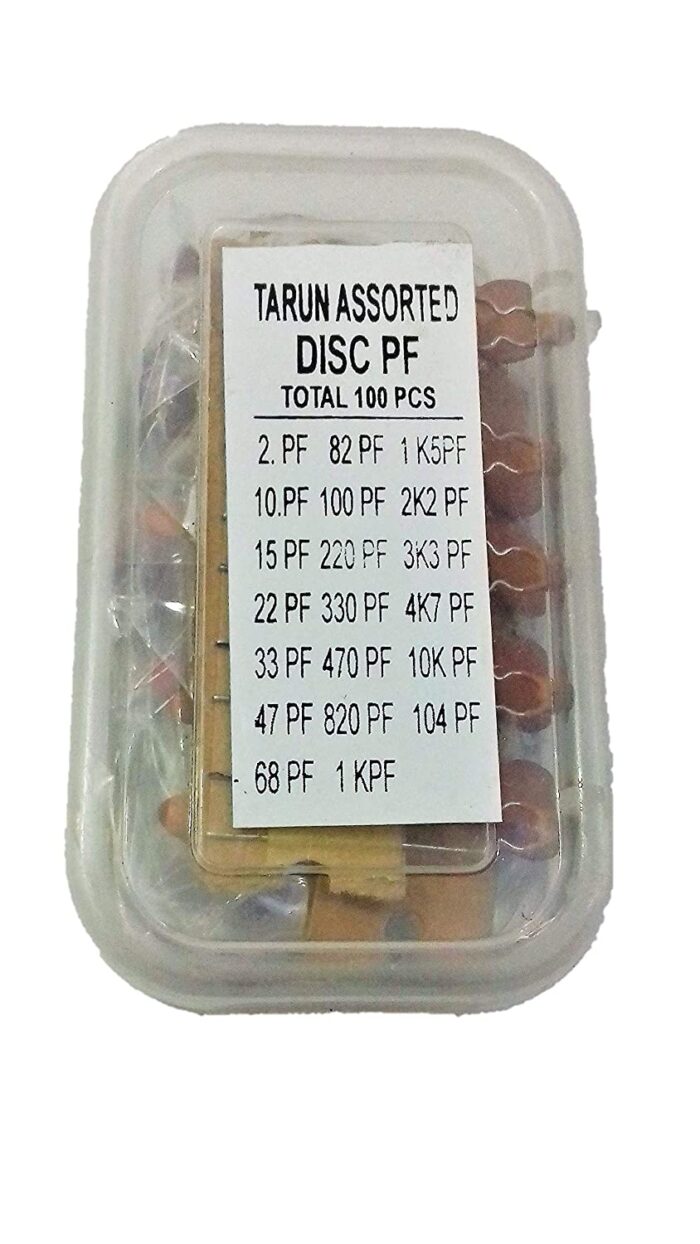 Capacitor-kit-pack-of-100 Ceramic Disk Capacitor Kit/pack