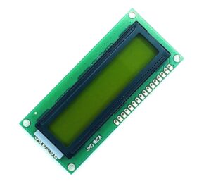 Original JHD 16×2 Character LCD Display With Yellow Backlight