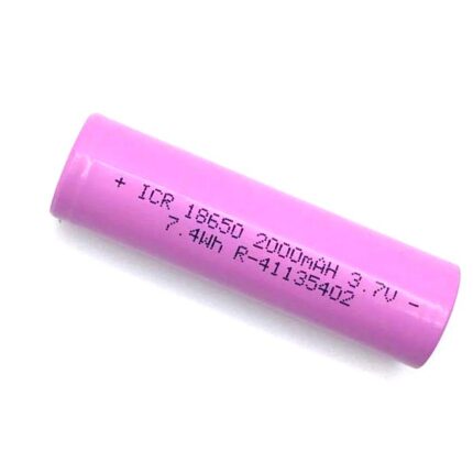 Good Quality 2000 mAh ICR18650 3.7V Lithium-Ion Battery