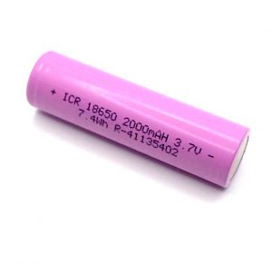 Good Quality 2000 mAh ICR18650 3.7V Lithium-Ion Battery