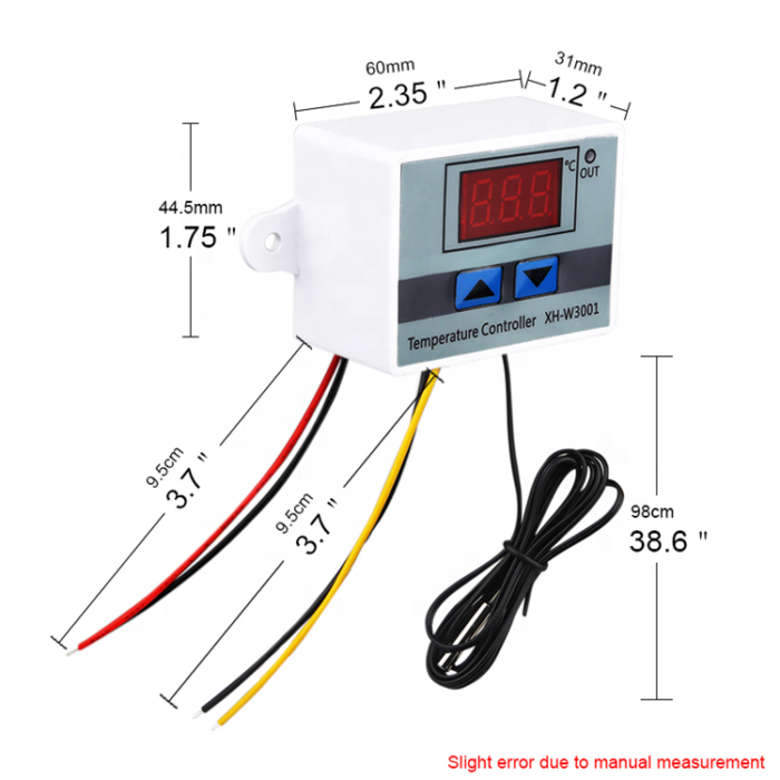 XH-W3001 DC 12V 120W Digital Microcomputer Thermostat Switch - Image 3