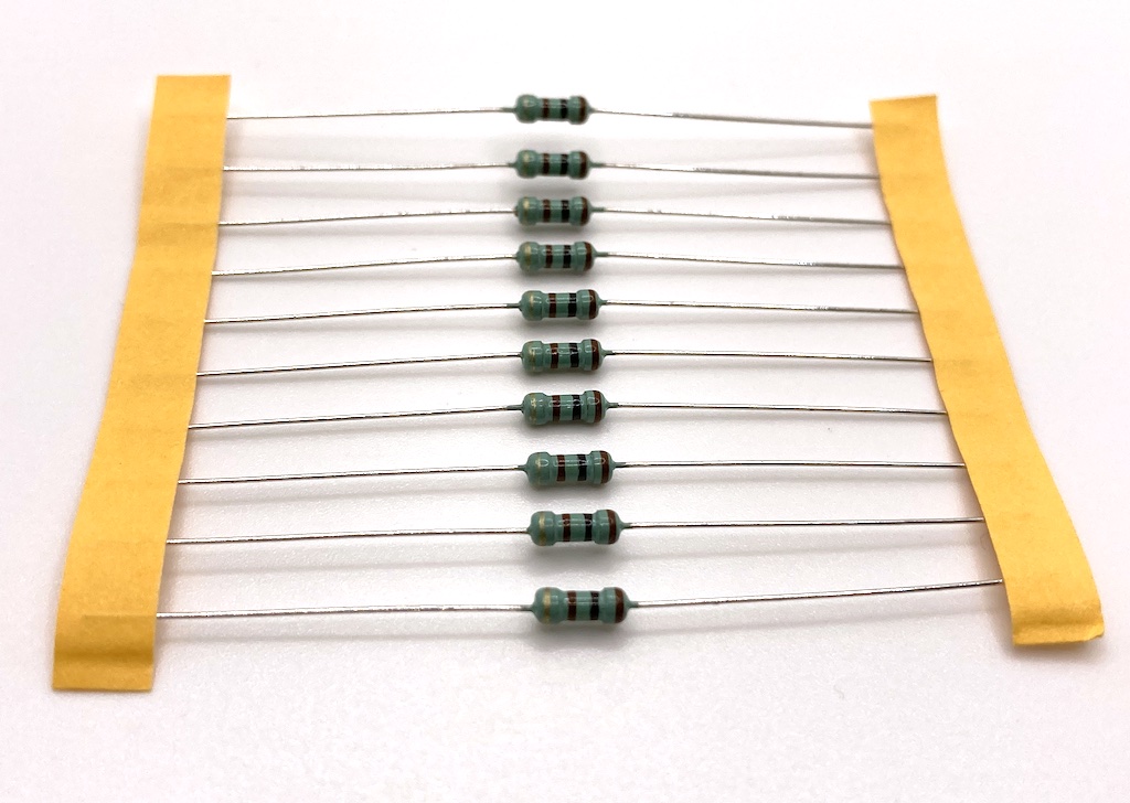 100 Ohm Resistor 1/4 Watt (pack Of 10pcs) 
