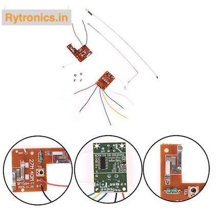 4CH RC Remote Control 27MHz Circuit PCB