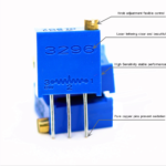 100 ohm ( Ω ) single turn trimpot variable resistors 3296W-1-101LF - Image 2