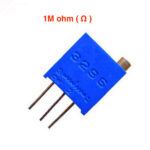 100 ohm ( Ω ) multi turn trimpot variable resistors 3296W-1-105LF