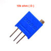 100 ohm ( Ω ) multi turn trimpot variable resistors 3296W-1-105LF
