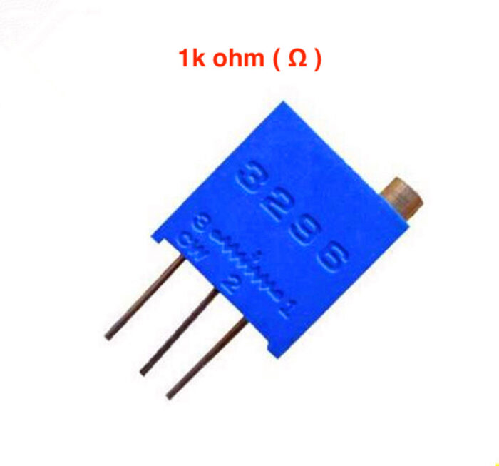 100 ohm ( Ω ) multi turn trimpot variable resistors 3296W-1-105LF