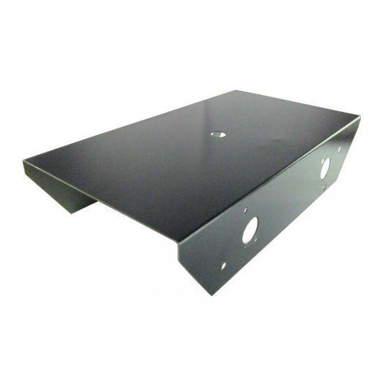 4 Wheel Metal Chassis Black for Robotic DIY Car