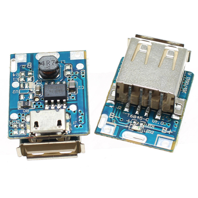 5V STEP-UP POWER MODULE LITHIUM BATTERY CHARGING BOARD3 5V Step-Up Power Module Lithium Battery Charging Protection Board USB For DIY Charger 134N3P - Image 1