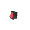 3A 250V AC SPST ON-OFF Mini Rocker Switch Red