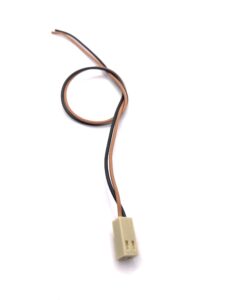 Relimate 2510 Series 2.54 mm Pitch. Relimate connectors are also a type of wire to board connectors specially used in DEV or micro-controller boards. Relimate connectors can be used as Inter-circuit programming cables with female connectors on both sides. Polarized male connectors are also provided. Relimate connector also called as RMC is very widely used connectors in the electronic industry. They are very easy to connect as no screw driver or any hardware is required. It consists of a male connector which is soldered to the PCB & at the female part the wires are crimped which can be used to connect to your other part of the circuit. The wires attached to this connector looks like ribbon cable, but they are completely physically separated from each other. This is a 2 Pin 2510 RMC 2.54mm Pitch Plug and Socket with Cable. It is a multipurpose cable. The length of the cable is 30cm and is a 26 gauge on the AWG scale. Applications: AC power supply to PCs and lab equipment. Used in all types of RCs( cars, boats, planes). Also used in CCTV connections, pick-ups, etc.