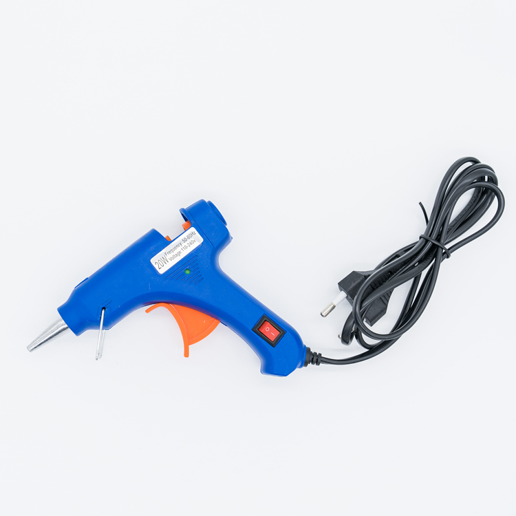 20W 20 WATT 7MM HOT MELT Glue Gun with ON Off Switch and LED