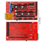 3D Printer Controller Board RAMPS 1.4 Arduino Mega Shield RepRap Prusa Model