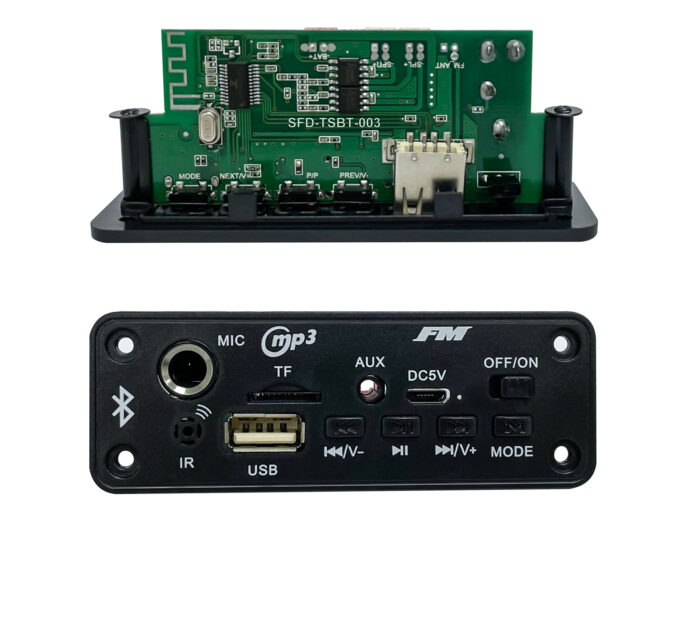 Stereo Board With Built In Bluetooth,FM,USB,SD-Card Slot,Aux,Amplifier & With IR