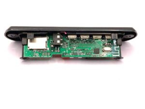 Comes with IR Remote Control, Stereo Digital Audio Output Can be used as an audio receiver, Support USB/TF Card Slot/Bluetooth/FM/AUX switching, also supports folder selection and playback