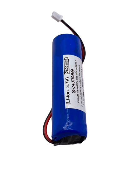 3.7V 2400mAh Lithium-Ion Rechargeable Cell with wire connector