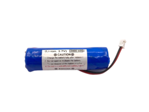 3.7V 2400mAh Lithium-Ion Rechargeable Cell with wire connector