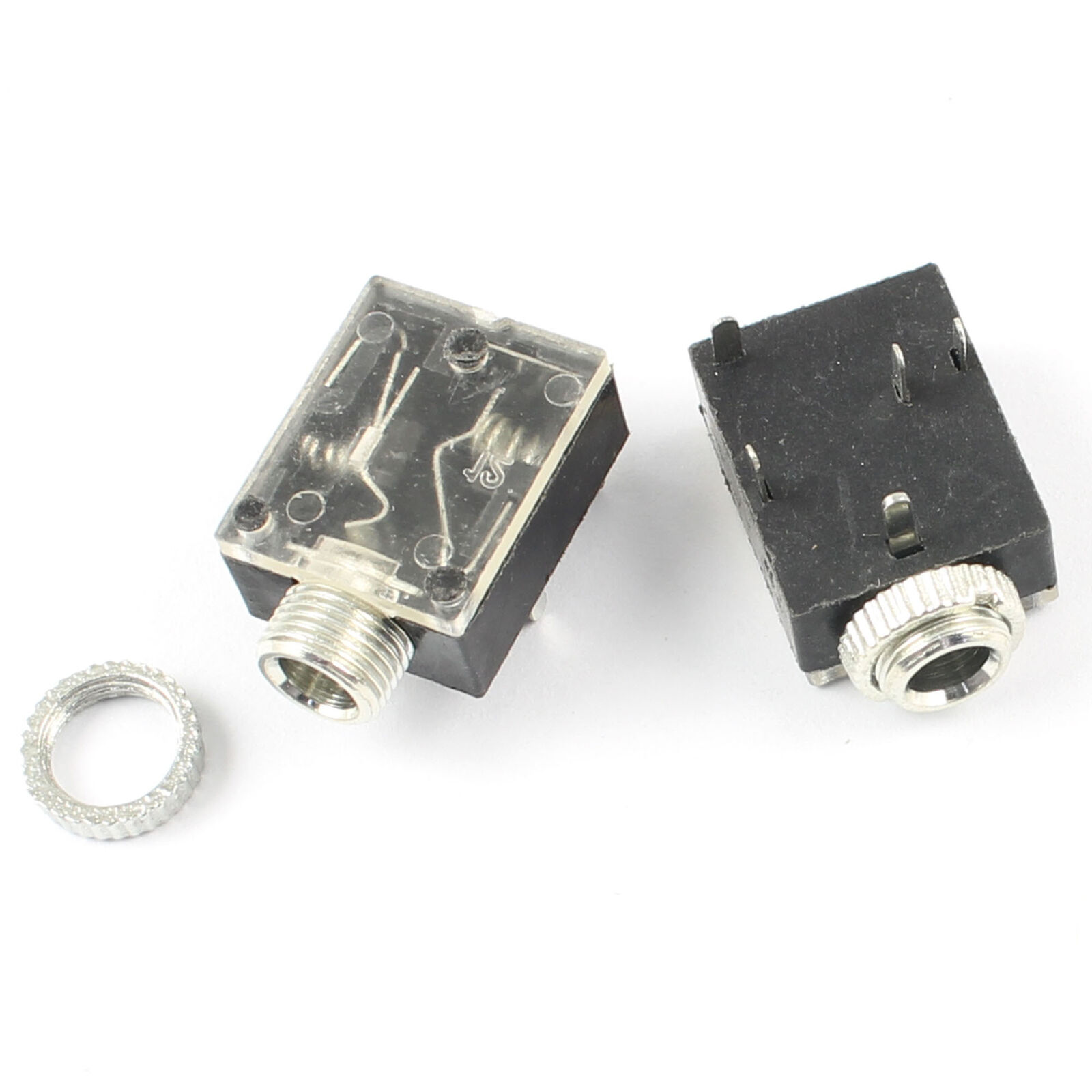 5pin Stereo Socket Pcb Mount Switch With Nut