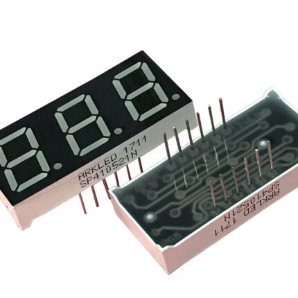 1.4 cm (0.56 “) 3 Digit 7 Segment Red LED Display CC 12pin