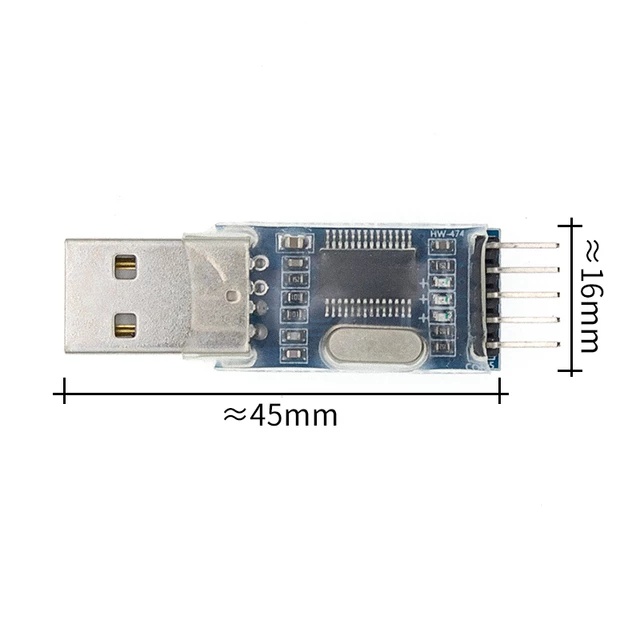 PL2303 – PL2303HX USB To TTL Serial UART Converter Module – 5 Pin