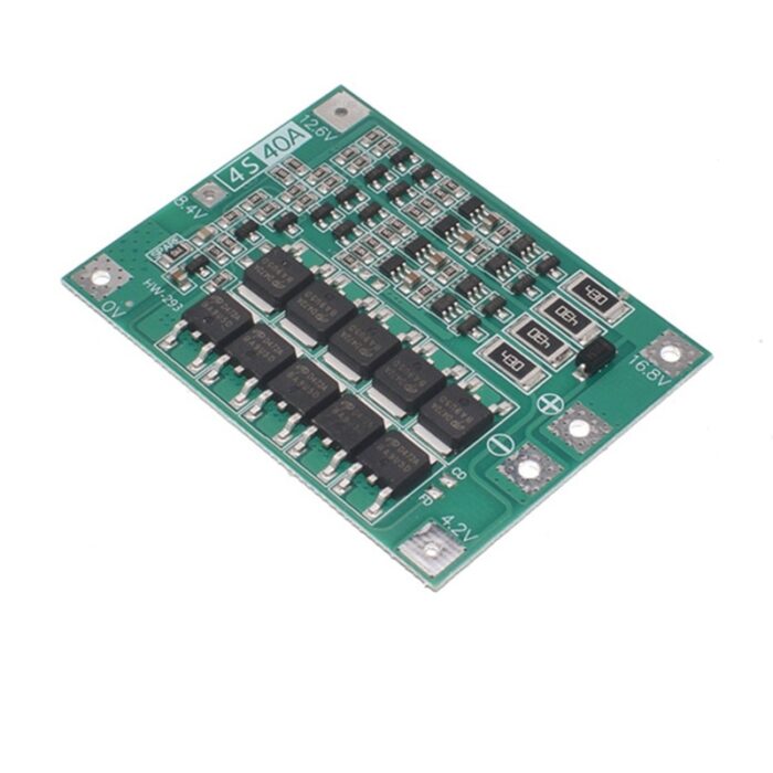 4 Series 40A 18650 Lithium Battery Protection Board