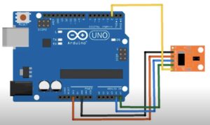 GY-9960-3.3 APDS-9960 RGB Infrared Gesture Sensor Motion Direction Recognition Module 1 GY9960-Connection-Diagram