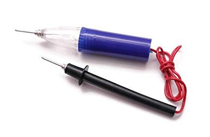 A multi-purpose tool Continuity tester for checking wire and power cable This is a light weight continuity tester made to check the connectivity between two points in a PCB Can be used for consumer appliances, wrist watches, aerials, coils etc it comes in two colour red and blue