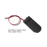 CR2032 3V Button Coin Cell Battery Holder Case Box With On-Off Switch Top