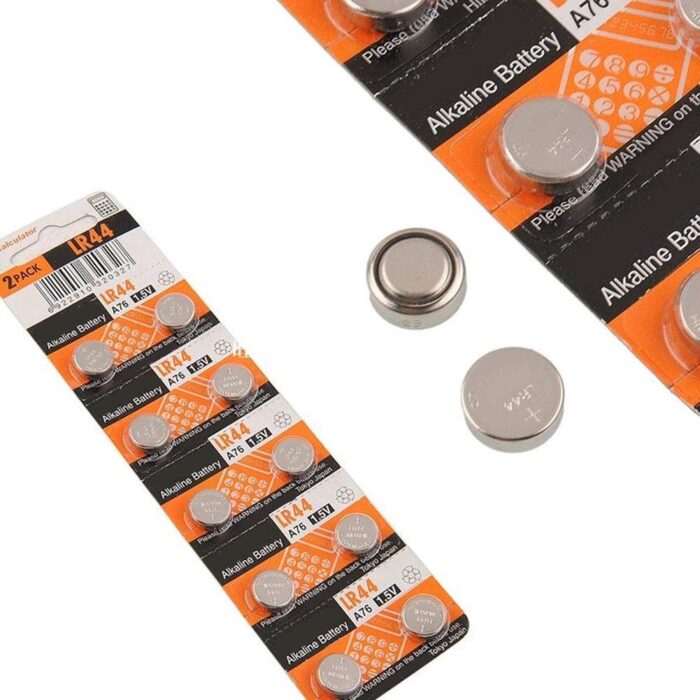LR44 1.5V Alkaline Coin Battery for Calculator Watch Electonic Devices