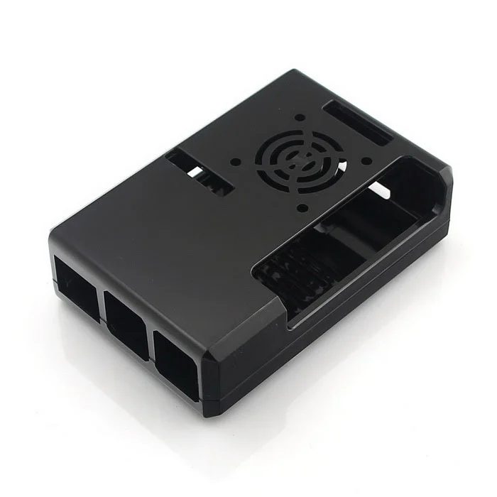 Raspberry Pi 4 Black Compact ABS Case