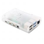 Raspberry Pi 4 Transparent Compact ABS Case with Cooling FAN Slot - Image 2