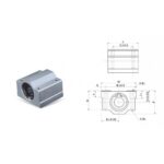 SC8UU 8mm Linear Motion Ball Bearing Slide Block