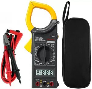 Mastech Clamp Meter - M266 Digital Clamp Meter Large Display Screen Anti Drop Handle M-266 Tong Tester Non-magnetic Electronic Level (26 cm)