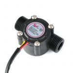 YF-S201 Water Flow Measurement Sensor with 1-30Liter/min Flow Rate – Black - Image 2