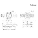 1 Watt High Power High Intensity RGB SMD LED(6 Pin) - Good Quality - Image 2