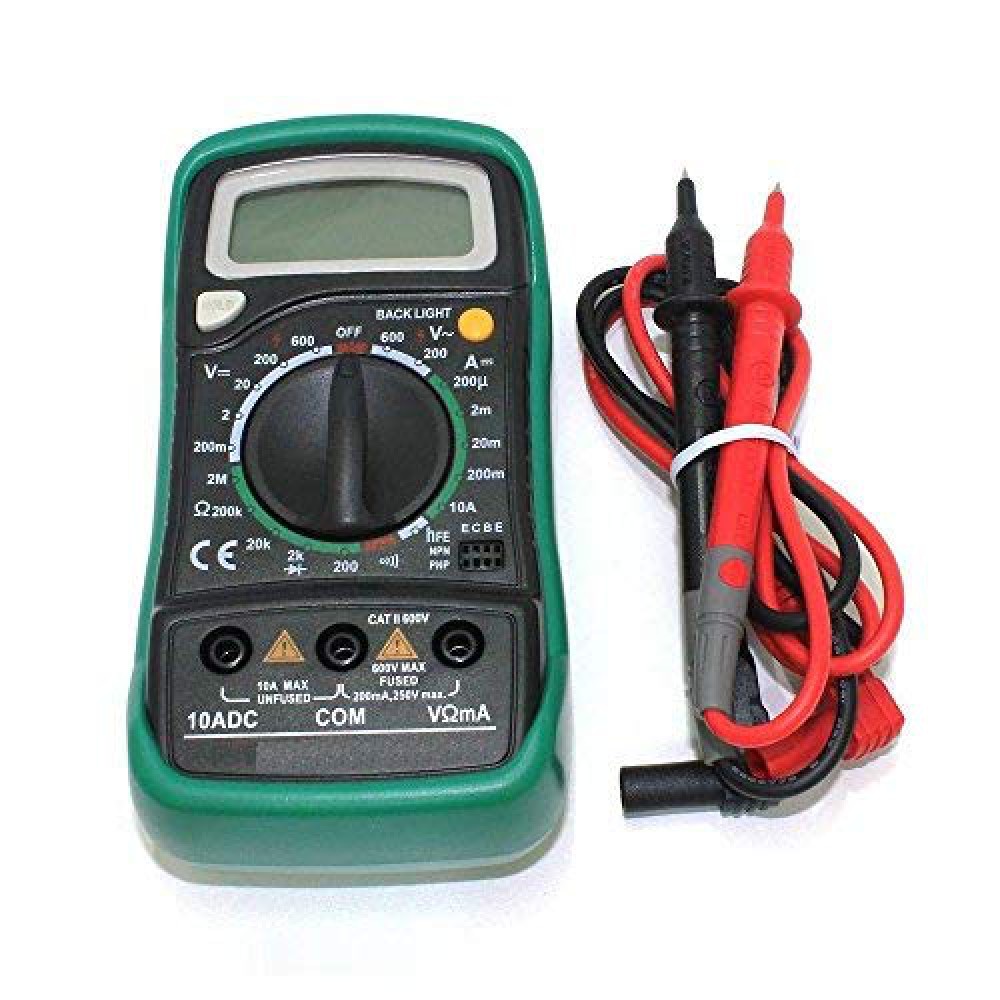 Original Mastech MAS830L Digital Pocket Multimeter with Probes