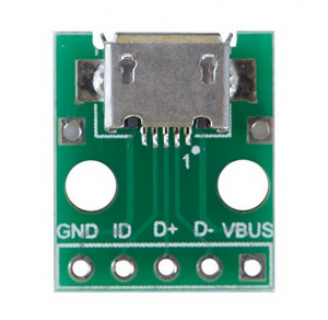 Micro USB Type B Mike Patch Straight Plug Adapter Plate Welding Head - Image 2