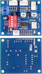 DC12V 4-Wire PWM PC Fan Temperature Control Manumotive Fan Speed Controller Module CPU High-Temperature Alarm with Buzzer with NTC 3950 Thermistor - Image 3