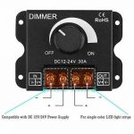 12V-24V 8A Adjustable Dimmer Switch For Single LED Strip
