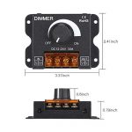 12V-24V 30A Adjustable Dimmer Switch For Single LED Strip - Image 2
