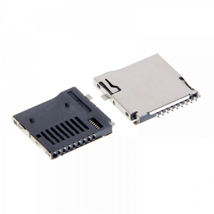Micro-SD-Card-Connector-Push-Push-Type-9Pin-Surface-Mount