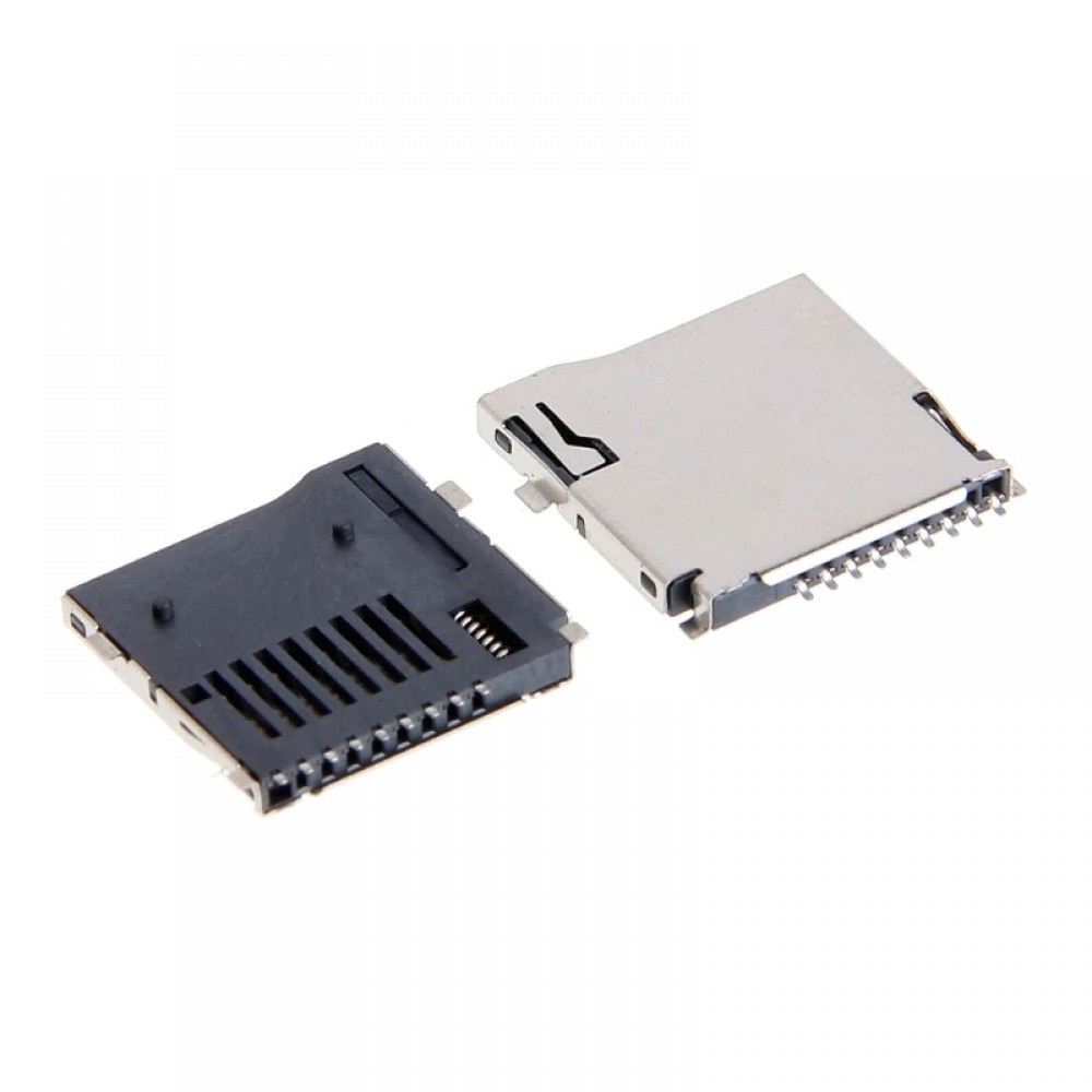 Micro-SD-Card-Connector-Push-Push-Type-9Pin-Surface-Mount