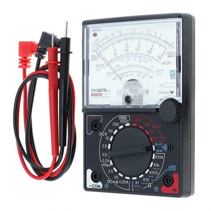 YX-360TR Analog Multimeter DC-20kohm.V:AC-5kohm:V for AC:DC Voltage & Current Analog Multimeter -2 YX-360TR Analog Multimeter DC-20kohm.V/AC-5kohm/V for AC/DC Voltage & Current Analog Multimeter