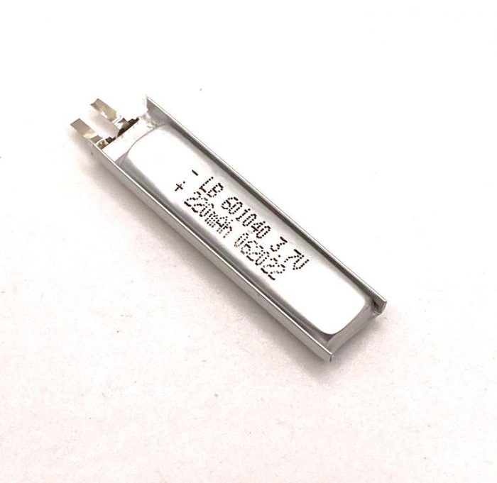 3.7V 220mAH (Lithium Polymer) Lipo Rechargeable Battery Model LB-601040 - Image 3