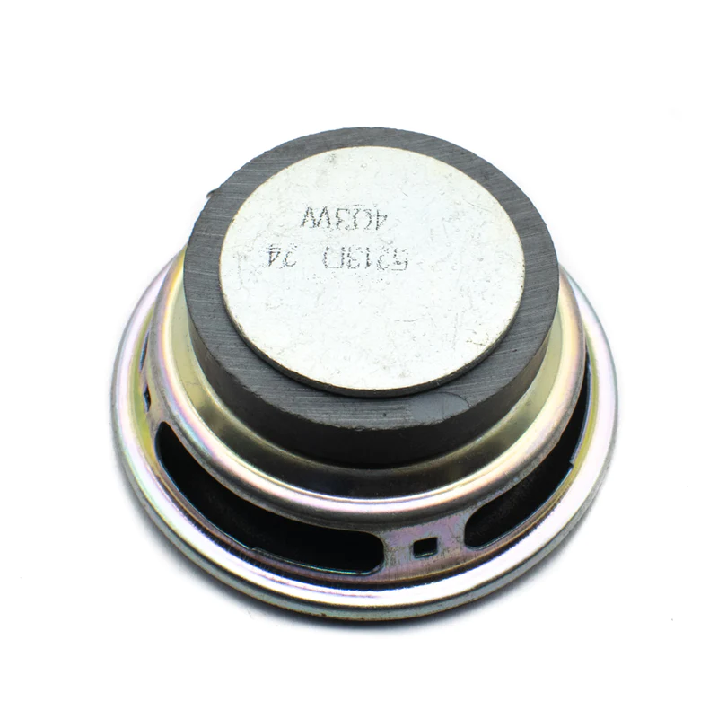 Rated Power: 3W; impedance: 4 Ohm. SIZE - overall outer diameter: 50 mm / 1.97-inch; Thickness: ~20 mm / ~0.79-inch. FIT for - robot, advertising machine, game machine, integrated machine special speaker, laptop, toy, etc. APPLICATION - suitable for all kinds of sound source fabrication, the sound is clear and melodious without distortion.