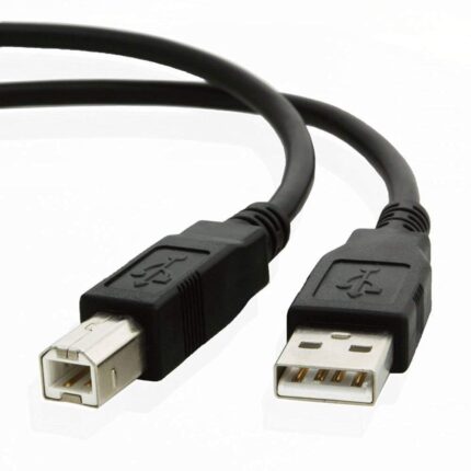 This cable For Arduino UNO (USB A to B) that we can use to connect Arduino Uno or any board with the USB female A port of your computer. This is a standard-issue USB 2.0 cable which is the kind that’s usually used for printers etc. It is Compatible with most SFE designed USB boards as well as USB Arduino boards like the Uno. It transmits data at high speeds with the error-free and high-performance transmission. The length of the cable is 30 cm and it is black in color. Features Fully compatible with the PC. Molded strain relief and PVC over-molding to ensure a lifetime of error-free data transmissions. Aluminum under mold shield helps meet FCC requirements on KMI/RFI interference. Foil and braid shield comply with fully rated cable specifications reducing EMI/ FRI interference. It is with connectors for corrosion resistance ensuring consistent and reliable conductivity. Also, the ferrite core is present to filter out signal noise and reduce transmission errors. It is fully shielded to protect against external signal interference. This cable is designed and manufactured to USB specifications to ensure it delivers its excellent performance Applications This mini size USB cable is extensively used with Arduino UNO. Connect USB printer, scanner, and more to our computer.