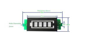 1S to 8S 18650 Lithium Battery Capacity Indicator Module - Image 3